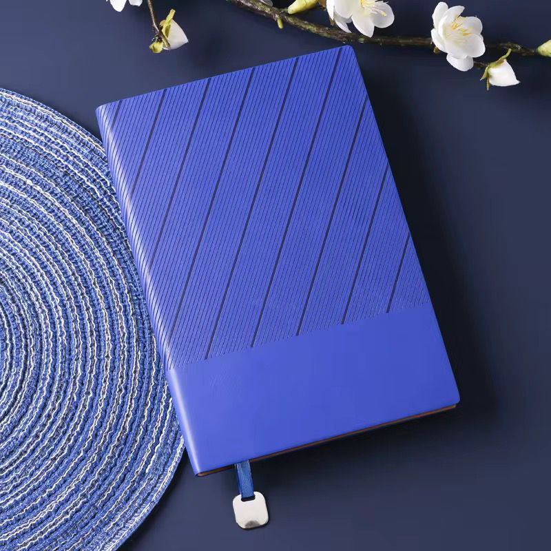 Aura Textured PU A5 Notebook Diary – Royal Blue